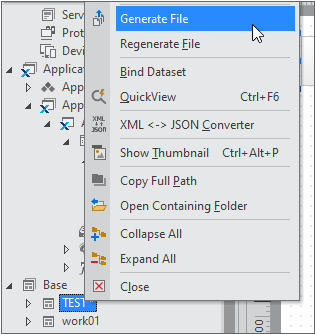 Generating and Executing Project