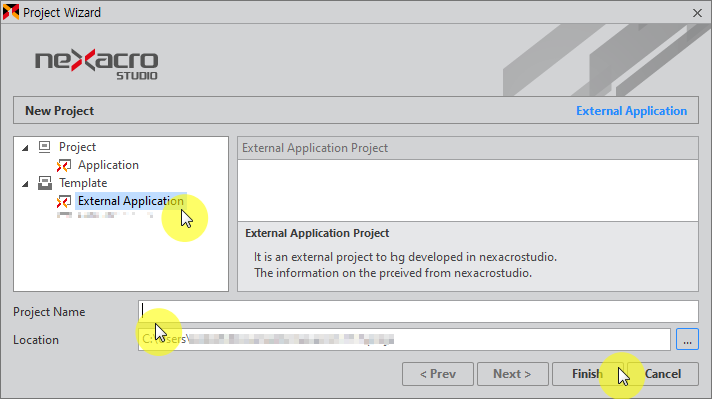 Wizard | Project and Application