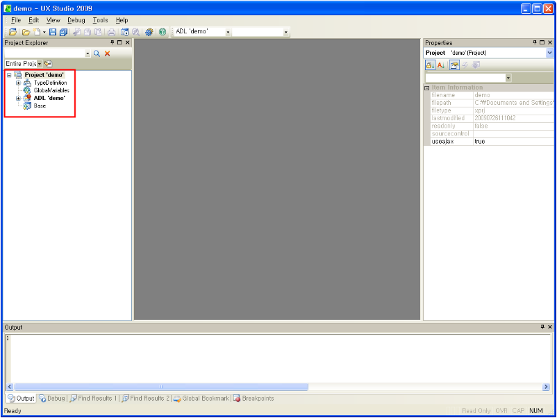 Sample Project (Creating Search Form-list.xfdl)