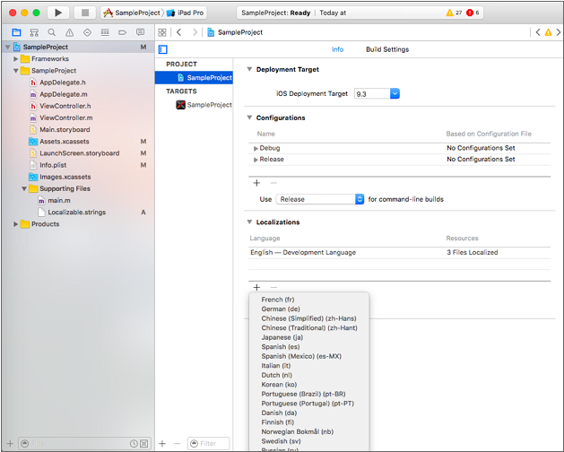 App Development and Execution (iOS)