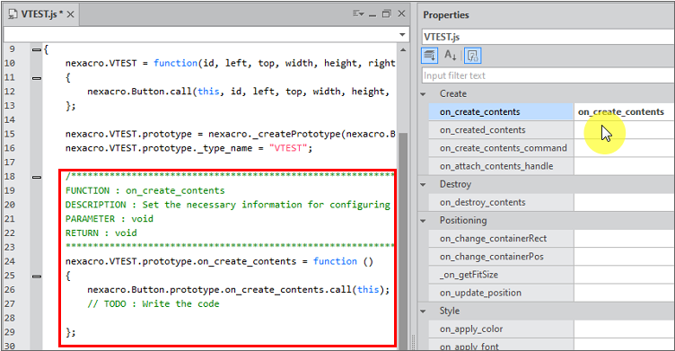 Utilizing Object Interface Functions