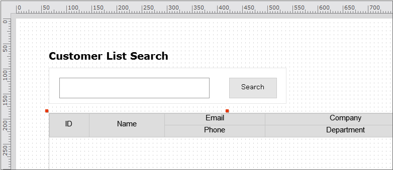 Creating a Customer List Inquiry Screen