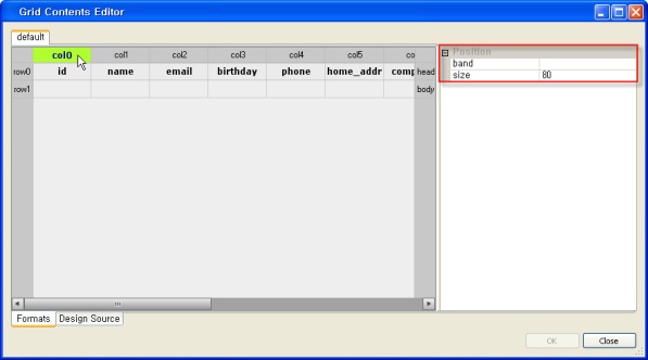 Sample Project (Creating Search Form-list.xfdl)